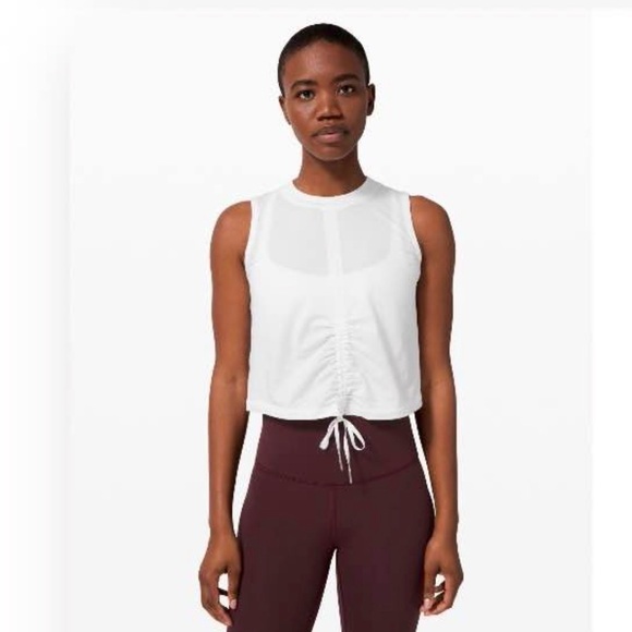 lululemon athletica Tops - Lululemon Cinch Me Up Front Tank